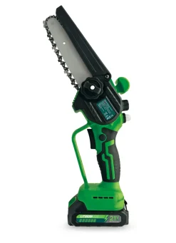 MEDIA SHOP Gartenpflege|Gartengeräte Und Zubehör>Akku-Mini-Kettensäge Hammersmith Pocket Saw Pro SCHWARZ-GRÜN