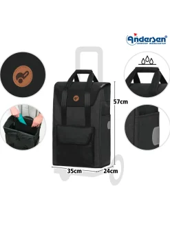 ANDERSEN Mobilität></noscript>Einkaufsroller mit Sitzmöglichkeit