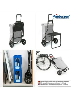 ANDERSEN Mobilität></noscript>Einkaufsroller mit Sitzmöglichkeit