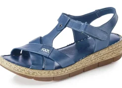 ANDREA CONTI Schuhe|Damenschuhe>Stegspangen-Sandale aus Rind-Nappaleder