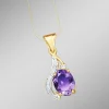 Damen-Edelsteinschmuck>Anhänger mit echt Amethyst