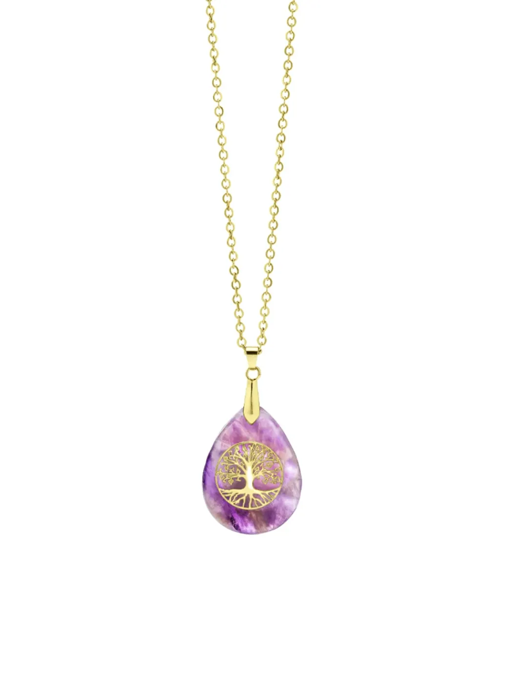 Damen-Edelsteinschmuck>Anhänger mit echt Amethyst