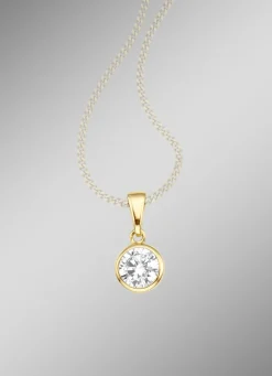 Damen-Zirkoniaschmuck>Anhänger mit synth. Zirkonia