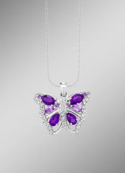 Damen-Edelsteinschmuck>Anhänger Schmetterling