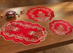 Tischdecken|Dekoration>Aufwendig gestaltete Tisch- und Raumdekoration ROT