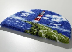 GRUND Heimtextilien></noscript>Badgarnitur von mit maritimem Dessin MULTICOLOR