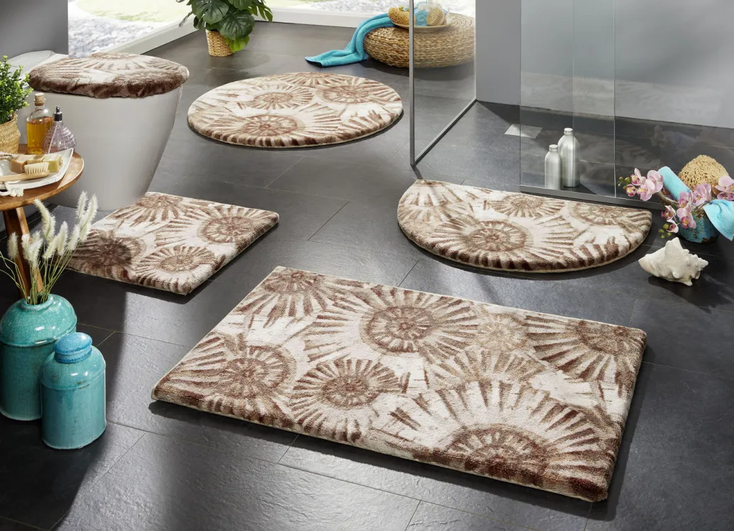 Heimtextilien>Badvorleger mit rutschhemmender Rückseite