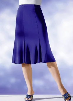 KLAUS MODELLE MADE IN GERMANY Röcke>6-Bahnenrock in modischer Godet-Form