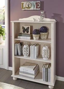 Möbel>Bücherregal aus massivem Kiefernholz