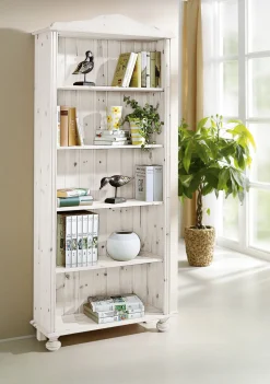 Möbel></noscript>Bücherregal aus massivem Kiefernholz