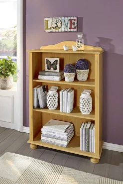 Möbel></noscript>Bücherregal aus massivem Kiefernholz