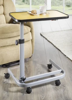 Möbel>Beistelltisch mit beschichteter Tischplatte