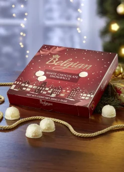 Weihnachtsleckereien|Weihnachtliche Geschenkideen>Belgische Snowballs-Pralinen ROT