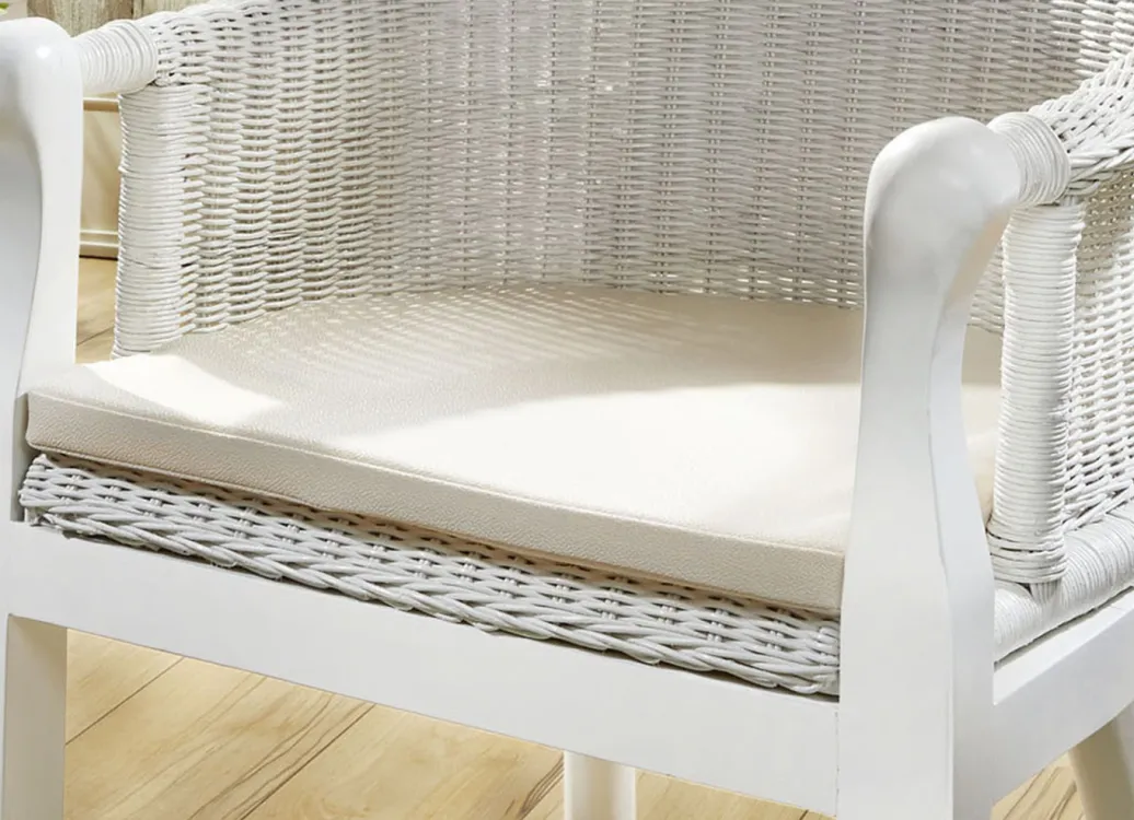 Kissen, Polster & Auflagen>Bequemes Sitzkissen mit 3 cm starkem Schaumstoffkern CREME