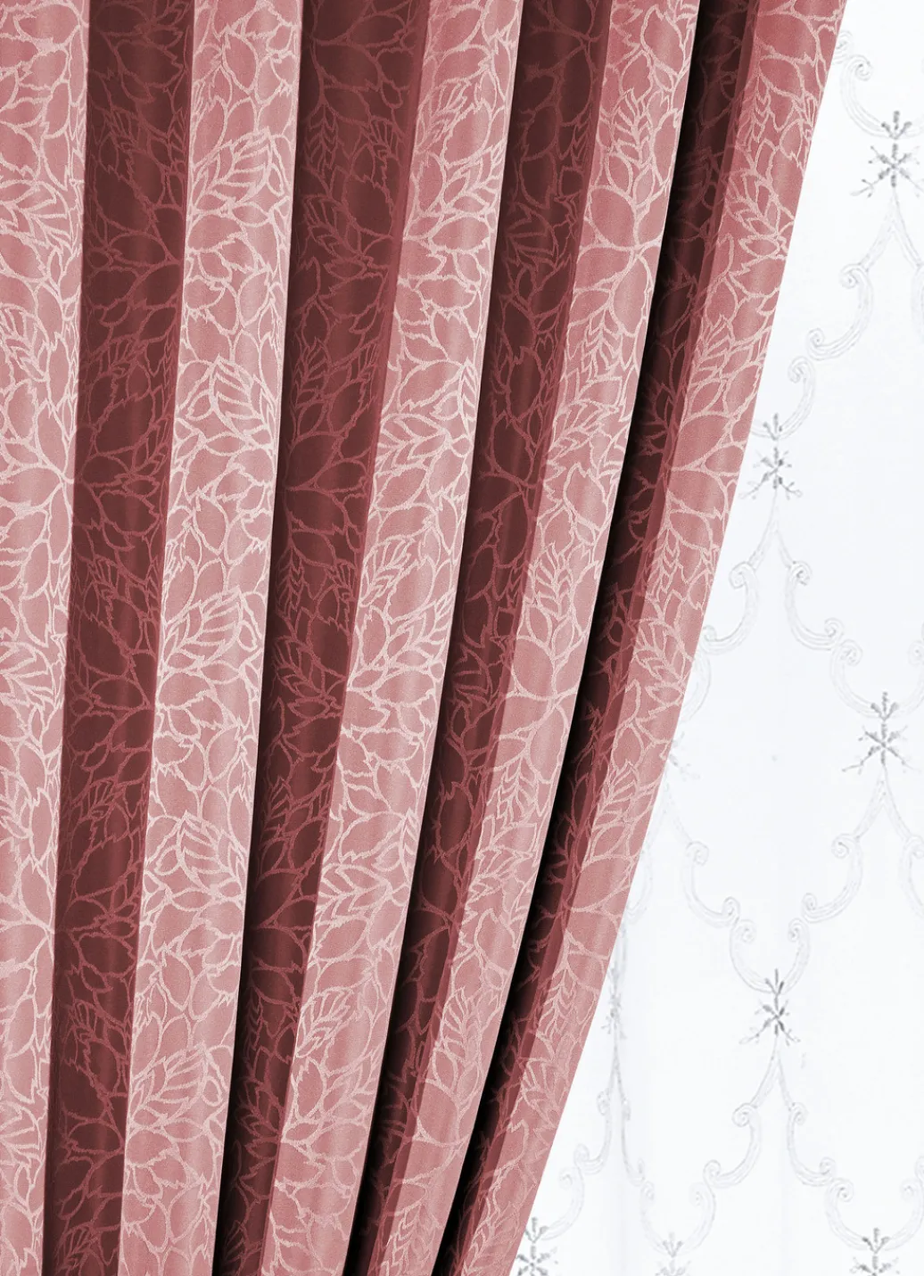 Heimtextilien>Übergardinen-Garnitur mit Universalschienenband