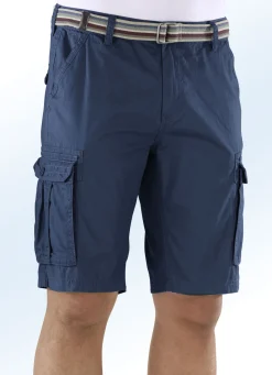 Hosen>Bermudas mit Cargotaschen in 4 Farben