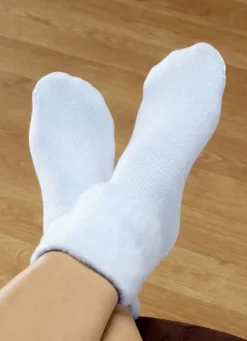 Bekleidung & Strümpfe>Bettsocken, 3 Paar PINK-HELLBLAU-LAVENDEL