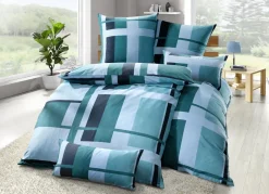 Heimtextilien>Bettwäsche-Garnitur PETROL