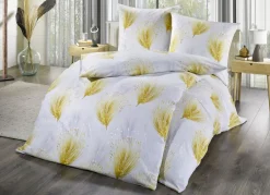 JANINE Heimtextilien>Bettwäsche-Garnitur in bügelleichter Qualität GRAU