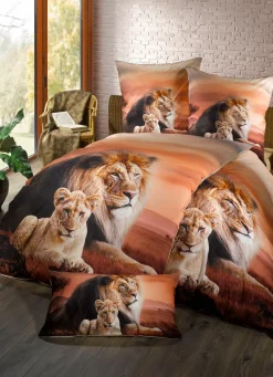 FLORELLA Heimtextilien>Bettwäsche-Garnitur mit Digitaldruck MULTICOLOR