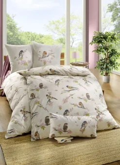 DOBNIG Heimtextilien>Bettwäsche-Garnitur mit Reißverschluss