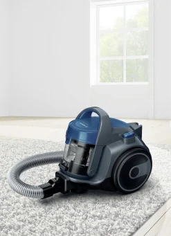 BOSCH Staubsauger|Technik>Beutelloser Zyklon-Bodenstaubsauger von BLAU