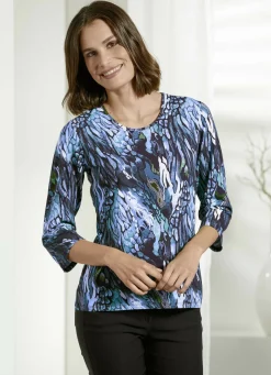 Shirts>Bezauberndes Shirt mit softem Griff in 2 Farben