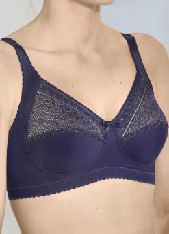 KUDRESHOV Damenwäsche|Wäsche>BH mit Elastikspitze MARINE