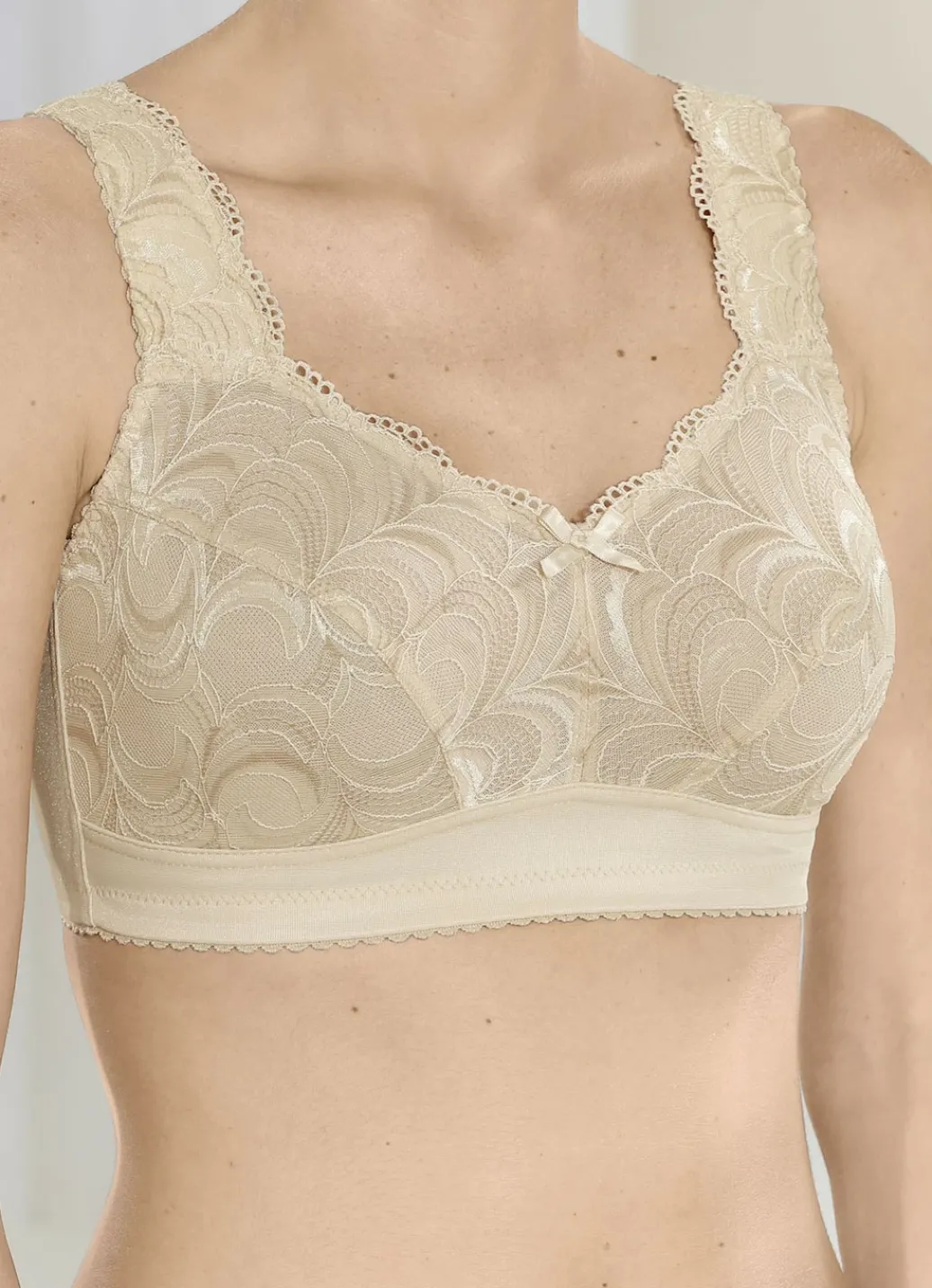 KUDRESHOV Damenwäsche|Wäsche>BH mit Elastikspitze BEIGE