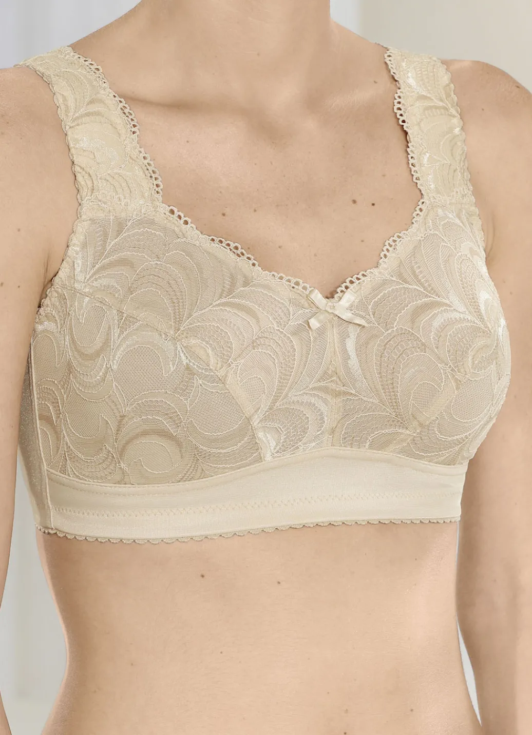 KUDRESHOV Damenwäsche|Wäsche>BH mit Elastikspitze BEIGE