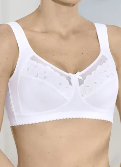 KUDRESHOV Wäsche|Damenwäsche>BH mit Elastikspitze WEISS