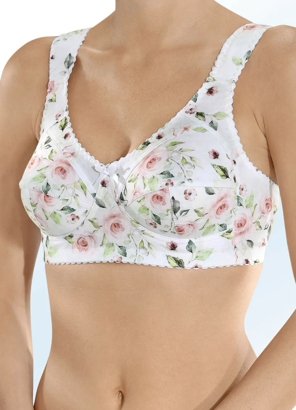 KUDRESHOV Wäsche|Damenwäsche>BH mit Floraldessin WEISS-BUNT