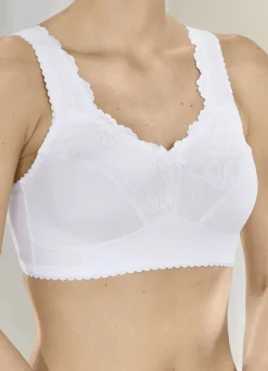 KUDRESHOV Wäsche|Damenwäsche>BH mit hohem Baumwollanteil WEISS