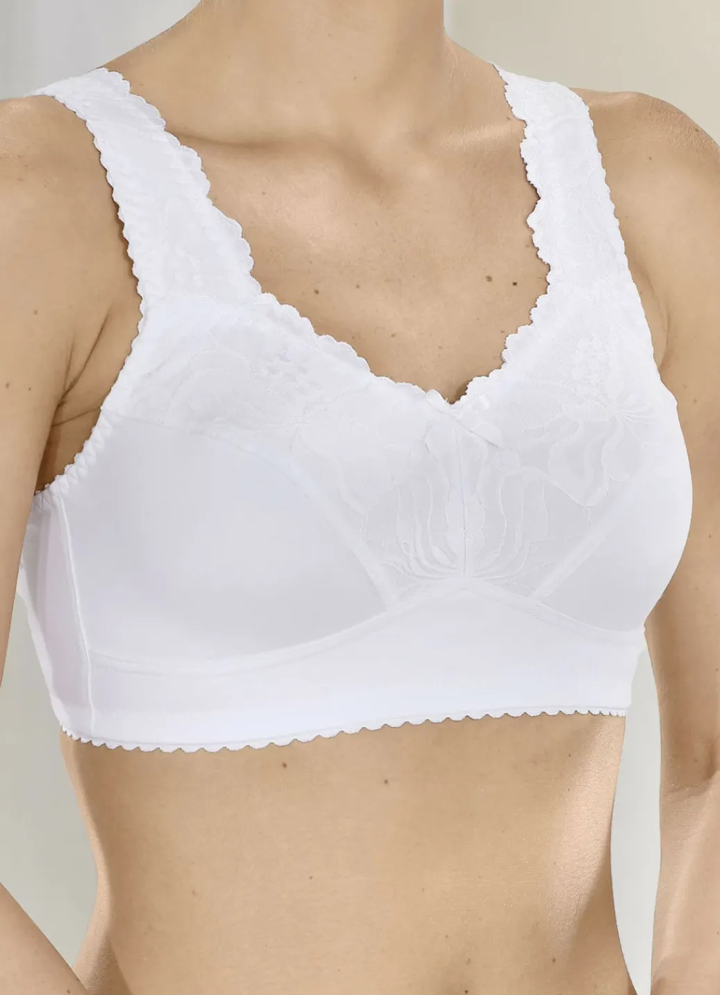 KUDRESHOV Wäsche|Damenwäsche>BH mit hohem Baumwollanteil WEISS