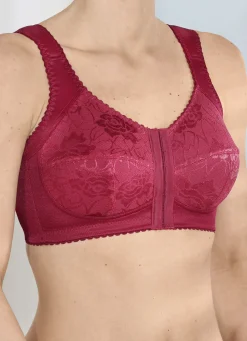 KUDRESHOV Wäsche|Damenwäsche>BH mit praktischem Vorderverschluss BORDEAUX
