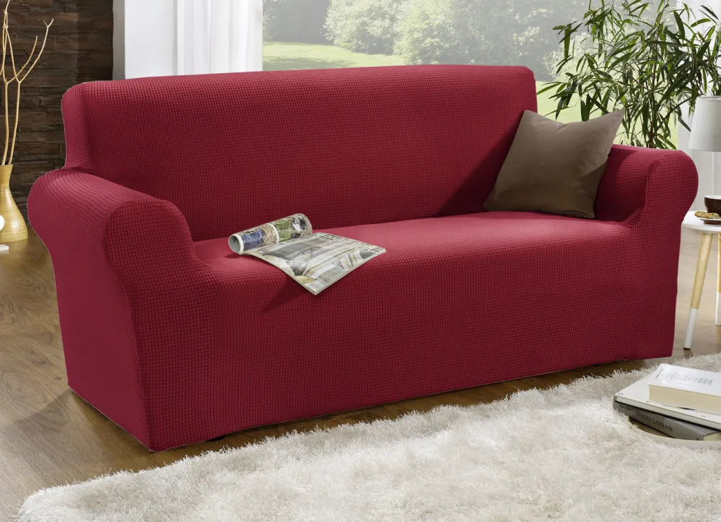 Heimtextilien>Bi-elastische Stretchbezüge aus 92% Baumwolle