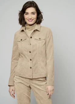 Blazer & Anzüge>Blazer aus Cord CAMEL