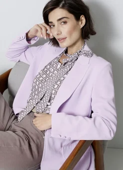 Blazer & Anzüge>Blazer mit Knopfleiste FLIEDER