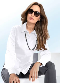 Blusen & Tuniken>Bluse mit Hemdkragen