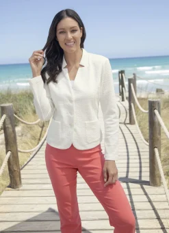 Blusen & Tuniken>Blusenblazer mit Schulterpolstern