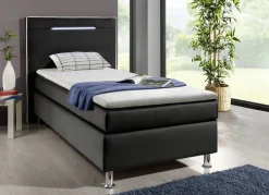 Möbel></noscript>Boxspringbett mit LED-Beleuchtung