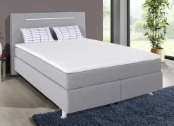 Möbel></noscript>Boxspringbett mit LED-Beleuchtung