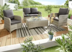 Heimtextilien>Brücken und Teppiche für den Innen- und Außenbereich HELLGRAU