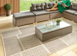 Heimtextilien>Brücken und Teppiche für den Innen- und Außenbereich GRAU