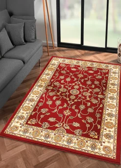 Heimtextilien>Brücken und Teppiche mit feinen floralen Details