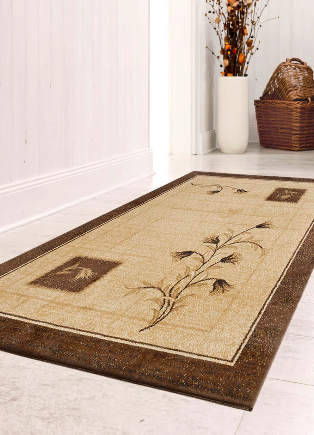 Heimtextilien>Brücken und Teppiche mit Pflanzen- und Rankenmotiv