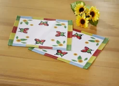 Heimtextilien></noscript>Bunte Tisch- und Raumdekoration WEISS-BUNT