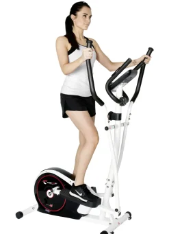 CHRISTOPEIT SPORT Fitness|Technik>Christopeit Crosstrainer CT3 WEISS-SCHWARZ-ROT