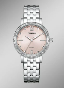 CITIZEN Damenuhren>Quartz-Damenuhr mit Edelstahlbandgehäuser