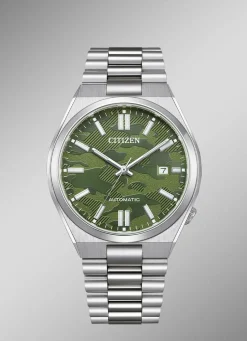 CITIZEN Herrenuhren>Serie NJ015* Automatik-Herrenuhr GRÜN